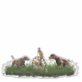 Duits Shorthaired Pointer Sticker (Voorkant)