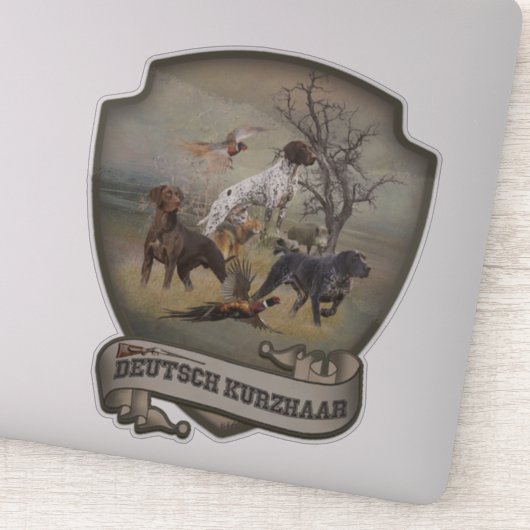 Duits Shorthaired Pointer Sticker (Detail)