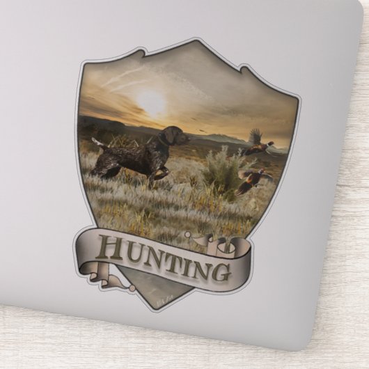 Duits Shorthaired Pointer Sticker (Detail)