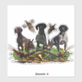 Duits Shorthaired Pointer Sticker (Vel)