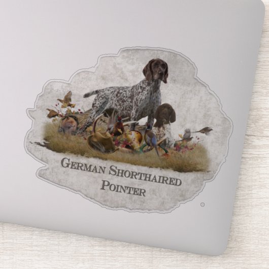Duits Shorthaired Pointer Sticker (Detail)