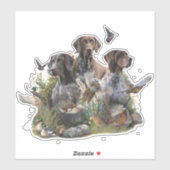 Duits Shorthaired Pointer Sticker (Vel)