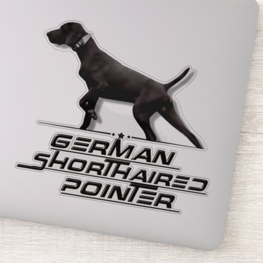 Duits Shorthaired Pointer Sticker (Detail)