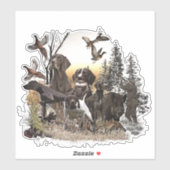 Duits Shorthaired Pointer Sticker (Vel)