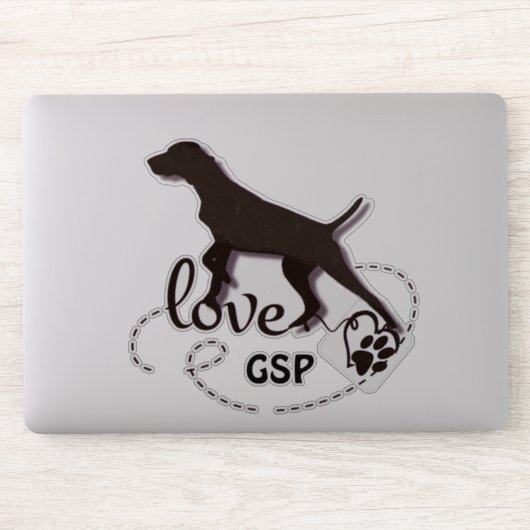 Duits Shorthaired Pointer Sticker (Computer)