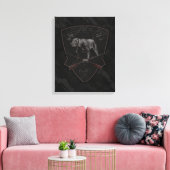 Duits Shorthaired Pointer — Tapestry Canvas Afdruk (Insitu (Woonkamer))