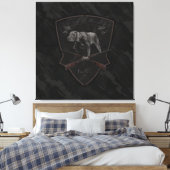 Duits Shorthaired Pointer — Tapestry Canvas Afdruk (Insitu (Slaapkamer))