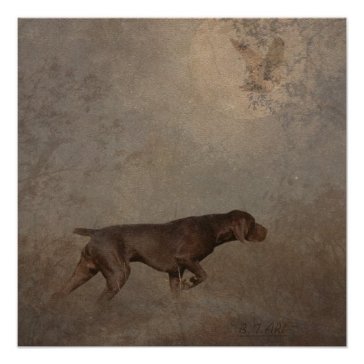 Duits Shorthaired Pointer — Tapestry Perfect Poster (Voorkant)