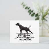 Duits Shorthaired Pointer Tapestry Square Sticker Briefkaart (Staand voorkant)