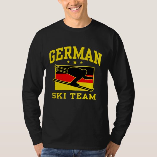 Duits skiteam t-shirt (Voorkant)