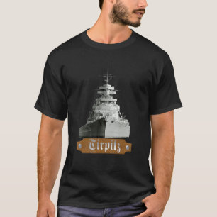 Duits slagschip Tirpitz WWII Marine T-shirt