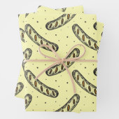 Duits spaarpatroon inpakpapier vel (In situ)