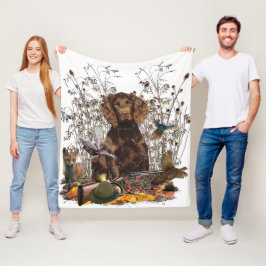 Duits-Spanjaard, Wachtelhund Fleece Deken