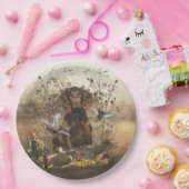 Duits-Spanjaard, Wachtelhund Papieren Bordje (Feest)