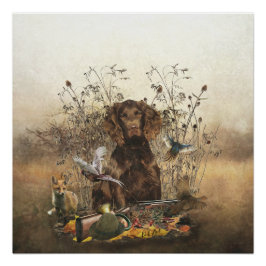 Duits-Spanjaard, Wachtelhund Perfect Poster