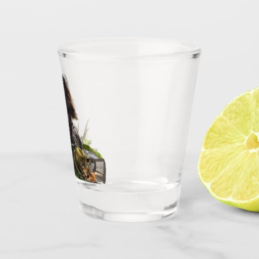 Duits-Spanjaard, Wachtelhund Shot Glas (Rechts)