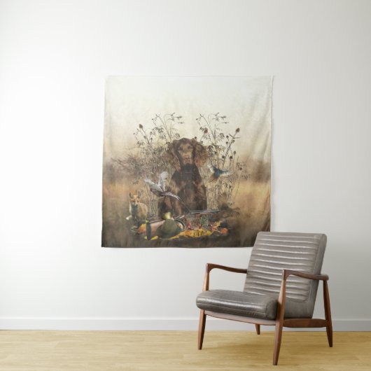 Duits-Spanjaard, Wachtelhund Wandkleed (In situ)