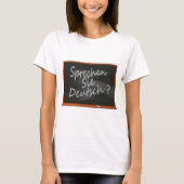 Duits - Sprechen Sie Deutsch? T-shirt (Voorkant)