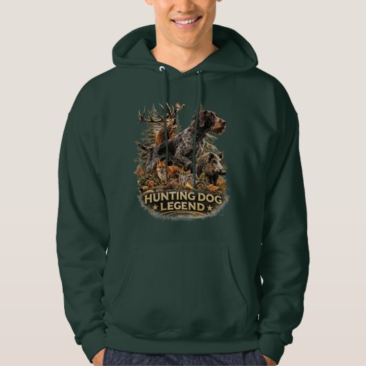 Duits Staandehaar Hoodie (Voorkant)
