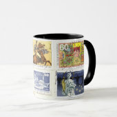 Duits-Stamps Collage 1 Mok (Voorkant rechts)