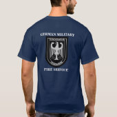 Duits T-shirt voor de militaire brandweer (Achterkant)
