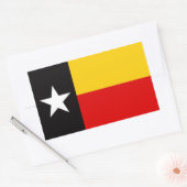 Duits Texaan - Texas Rechthoekige Sticker (Envelop)