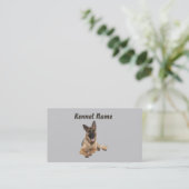 Duits Visitekaartje Shepherd (Staand voorkant)