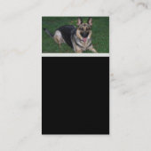 Duits Visitekaartje Shepherd (Achterkant)