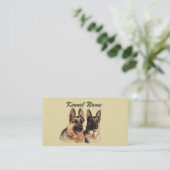 Duits Visitekaartje Shepherd (Staand voorkant)