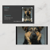 Duits Visitekaartje Shepherd (Voorkant / Achterkant)