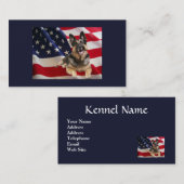 Duits Visitekaartje Shepherd (Voorkant / Achterkant)