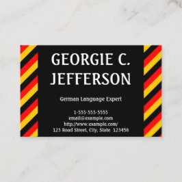 Duits Visitekaartje van taaldeskundigen