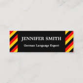 Duits Visitekaartje van taaldeskundigen (Voorkant)