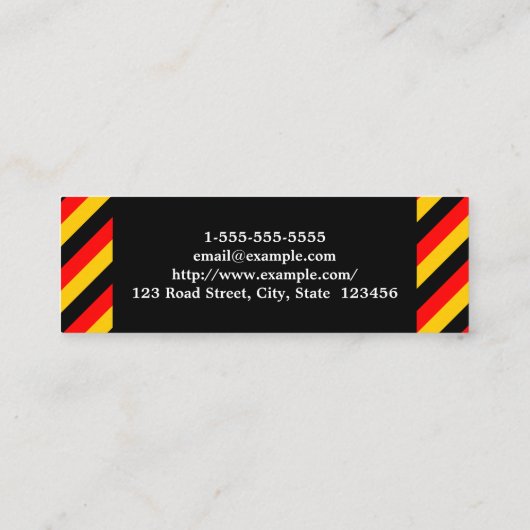 Duits Visitekaartje van taaldeskundigen (Achterkant)