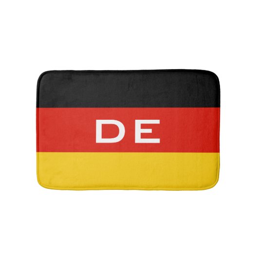 Duits vlaggenbadmat | Duitsland badkamertapijt Badmat (Voorkant)