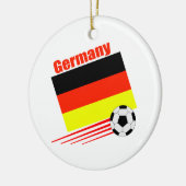 Duits voetbalteam keramisch ornament (Links)