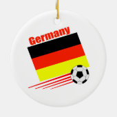 Duits voetbalteam keramisch ornament (Achterkant)