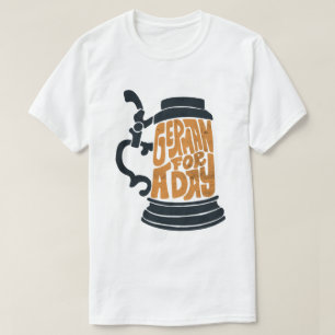 Duits voor een dag oktoberfest t-shirt