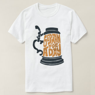 Duits voor een dag oktoberfest t-shirt