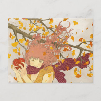 Duits voor het najaar briefkaart