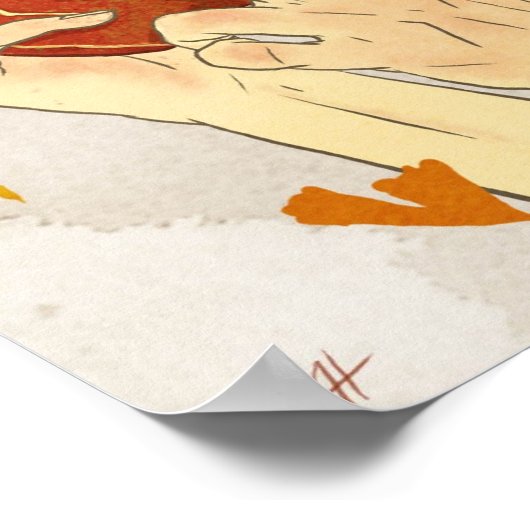 Duits voor het najaar poster (Hoek)