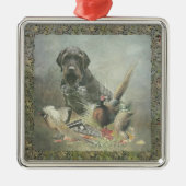 Duits weeshuis met wielrennen metalen ornament (Voorkant)