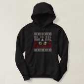 Duits whiskey Scotch Funny kerstkostuum Ugly Hoodie (Design voorkant)