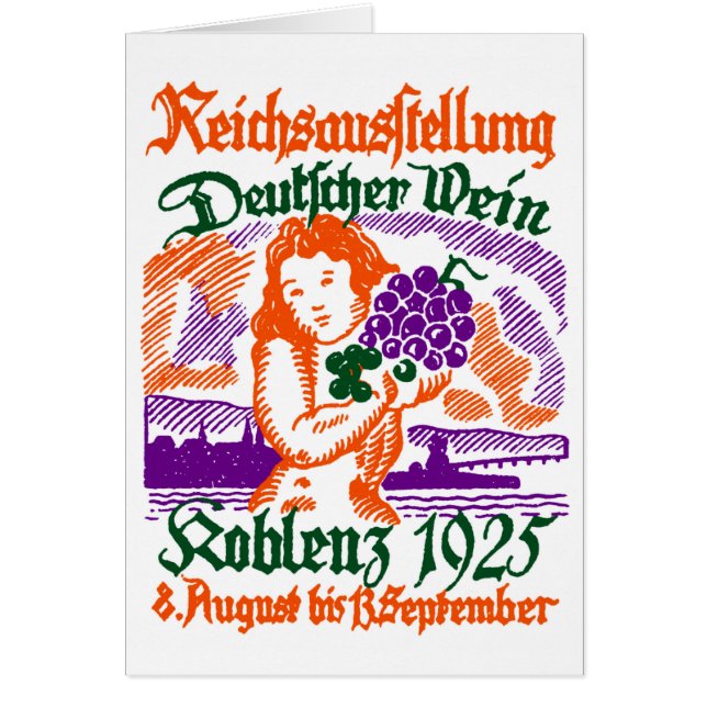 Duits Wijnfestival 1925 (Voorkant)