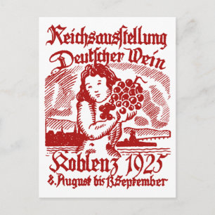 Duits Wijnfestival 1925 Briefkaart