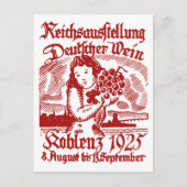 Duits Wijnfestival 1925 Briefkaart (Voorkant)