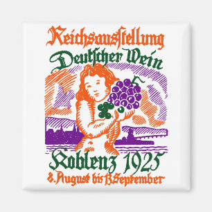 Duits Wijnfestival 1925 Magneet