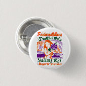 Duits Wijnfestival 1925 Ronde Button 3,2 Cm (Voorkant /achterkant)