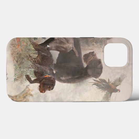 Duits Wirehaered Hoesje-Mate iPhone Case (Achterkant (horizontaal))