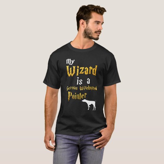 Duits Wirehaire Pointer T-shirt (Voorkant volledig)